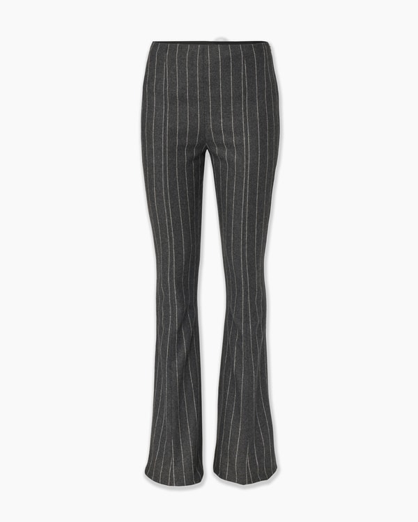 Pinstripe Bootcut Pants