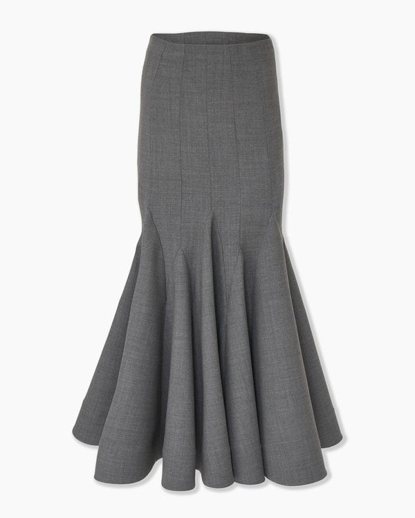 Midi Skirt with Godets